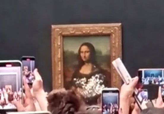 5 Fakta Lukisan Mona Lisa Dilempari Kue oleh Pria, Pelaku Menyamar Jadi Nenek