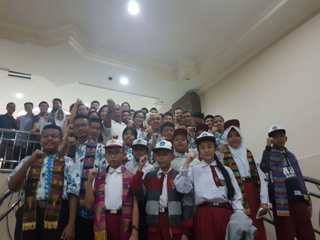 Lepas Kontingen OSN Riau, Gubri Doakan Juara