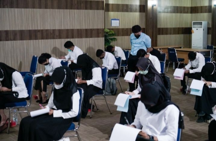 PCR Lakukan Seleksi Ujian dan Wawancara Beasiswa Pendidikan di Kota Dumai