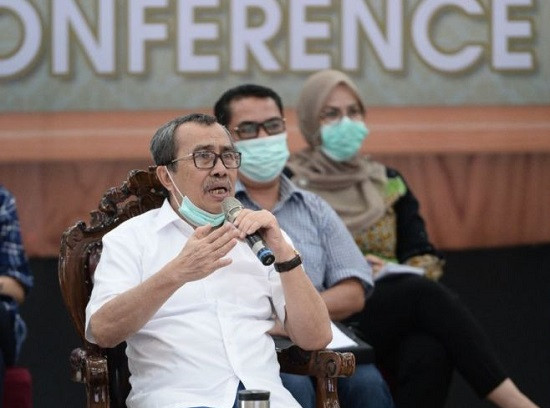 Gubernur Riau Larang Daerah Zona Orange Laksanakan Belajar Tatap Muka