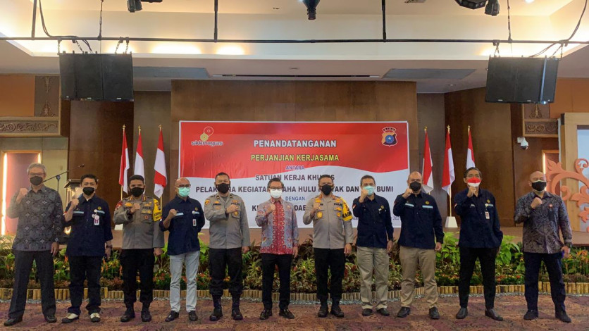SKK Migas, PHR, dan Polda Riau Teken Kerjasama Keamanan Wilayah Kerja Rokan
