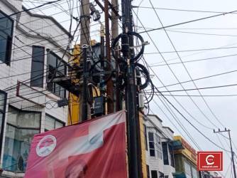 Kabel Melintang di Jalan SM Amin Sampai ke Ranah Hukum, Polisi: Bukan PLN, Pemilik sedang Dicari