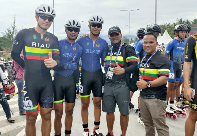 Riau Pesimis Raih Medali di Cabor Sepatu Roda 42.000 Meter