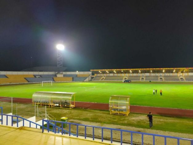 Sambut Enam Tim Liga 2 Grup A, Stadion Kaharuddin Nasution Siap Gelar Laga saat Malam Hari
