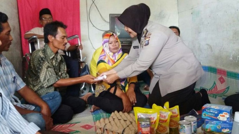 Keluarga M Nur Yusuf Kaget Didatangi dan Disantuni Anggota Polisi