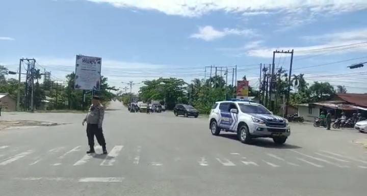 Polisi Cek Jalur dan Petakan Titik-titik Keramaian saat Tour De Siak di Pekanbaru