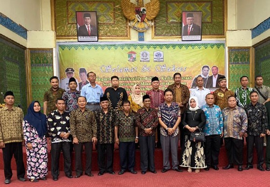 SMK Dirgantara Riau Sosisalisasi Pendidikan Kedirgantaraan di Pelalawan