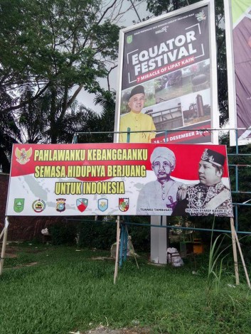 Baliho Kontroversi Pahlawan Nasional SSK II di Purna MTQ Dipastikan Bukan Milik Pemprov