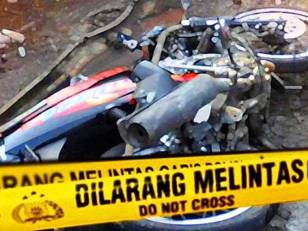 Tabrakan Beruntun di Bangkinang, Dua Pengendara Sepeda Motor Tewas di Tempat