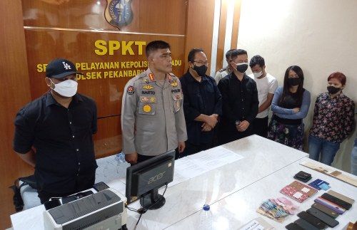 Razia di Kampung Dalam dan Pangeran Hidayat Pekanbaru, Polisi Amankan 10 Orang