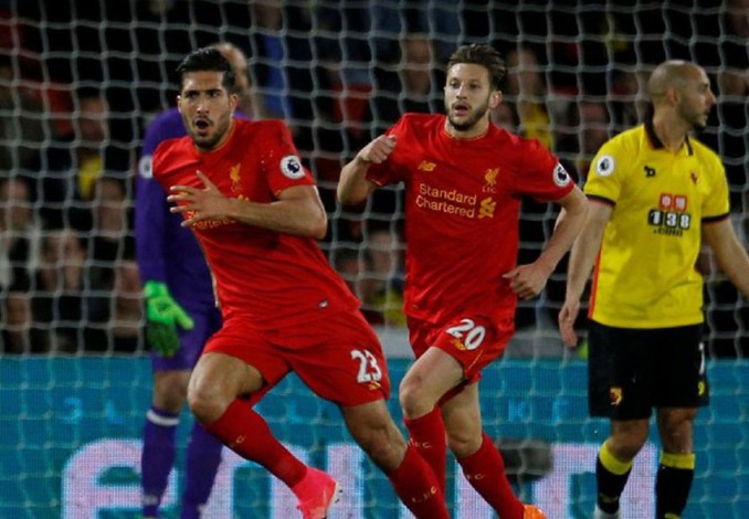 Liverpool Menang Tipis atas Watford Lewat Gol Indah Emre Can