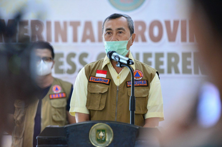 Gubernur Syamsuar Imbau Paguyuban di Riau Sosialisasi Larangan Mudik Lebaran