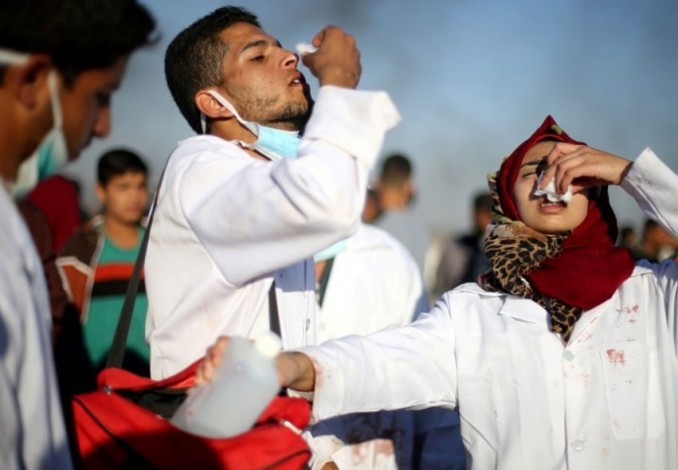 Paramedis Belia Palestina Tewas di Tengah Aksi Demonstrasi
