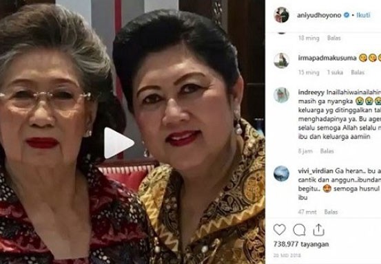 Mengenal Sosok Ibu Ageng, Ibunda Ani Yudhoyono yang Kini Berusia 89 Tahun