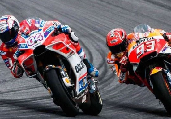 Jelang MotoGP Italia, Dovizioso dan Marquez Perang Urat Syaraf