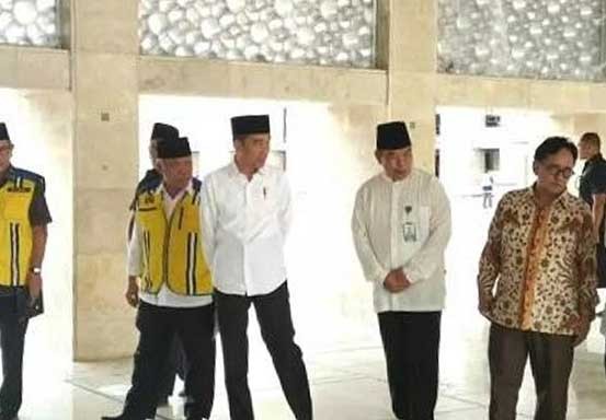 Akan Dibuka Juli, Presiden Cek Persiapan New Normal di Masjid Istiqlal