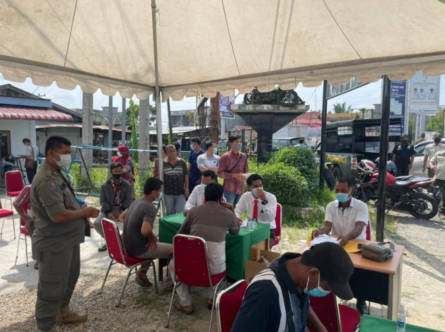 Operasi Yustisi di Simpang Tugu Patin, 45 Pelanggar Prokes Terjaring