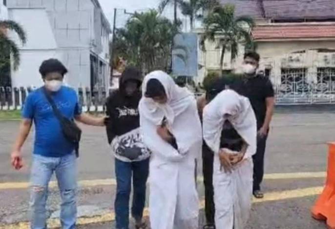 Bikin Konten Pocong-pocongan agar Viral, Lima Pelajar Bengkalis Diamankan Polisi
