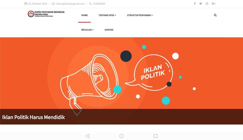 Sempat Diretas, Website KPID Riau Sudah Bisa Diakses Kembali