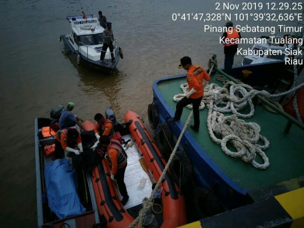 Jatuh ke Sungai Siak, ABK Tugboat Noah Ditemukan Meninggal