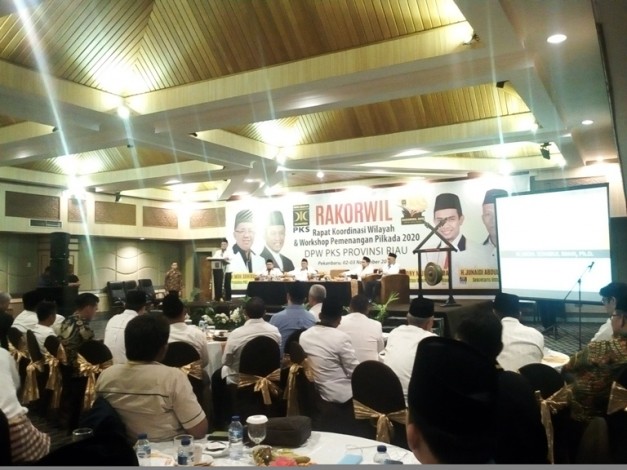 Dihadiri Presiden PKS, Sejumlah Calon Kepala Daerah Hadiri Rakorwil PKS Riau