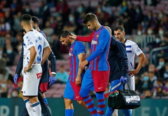 Sedih! Barcelona Pastikan Sergio Aguero Absen 3 Bulan Karena Gangguan Jantung