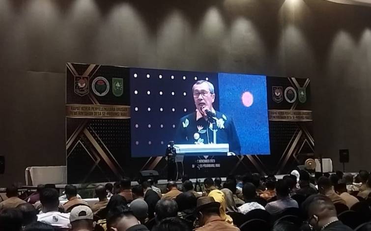 Kumpulkan Kepala Desa Se-Riau, Syamsuar: Saya Menuju Senayan, Ada yang Sudah Tahu Belum?