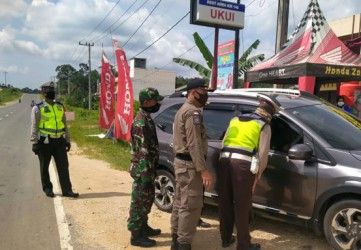 Periksa Keluar Masuk Orang, 9 Posko Check Point Didirikan di Perbatasan Riau