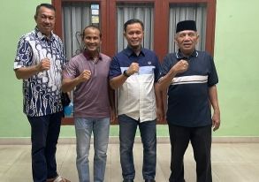 Terpilih Aklamasi, Agung Nugroho Mulai Sowan ke Tokoh Riau