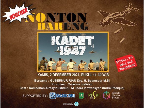 Hari Ini, Gubernur Riau Nonton Bareng Film Kadet 1947