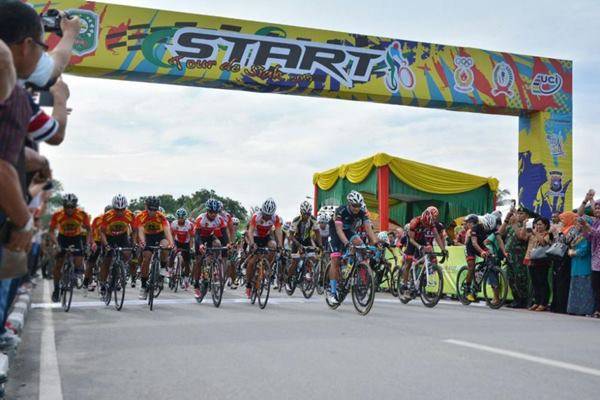 Perhatian! Pembalap Tour de Siak Tiba di Pekanbaru Besok, Jalan-jalan Ini Bakal Buka Tutup