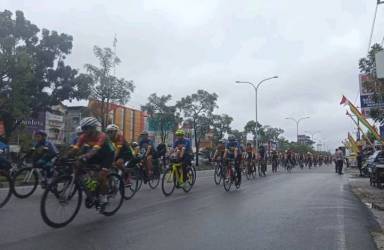 Dishub Lakukan Buka-Tutup Jalan saat Event Tour de Siak di Pekanbaru