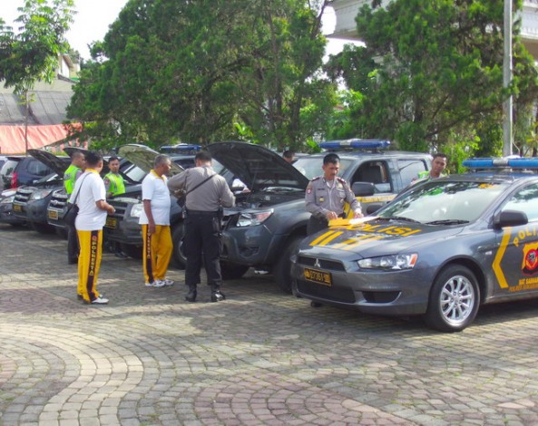 Polda Riau Terima 31 Mobil Bantuan Operasional dari Mabes Polri