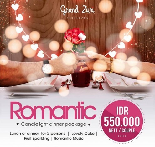 Nikmati Suasana Makan Malam Romantis di Grand Zuri Hotel Pekanbaru