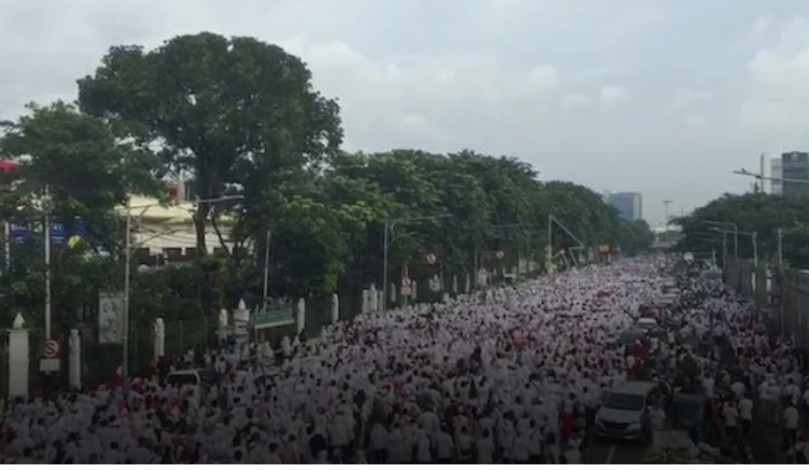Kubu Jokowi Pertanyakan Izin Jalan Sehat Roemah Djoeang