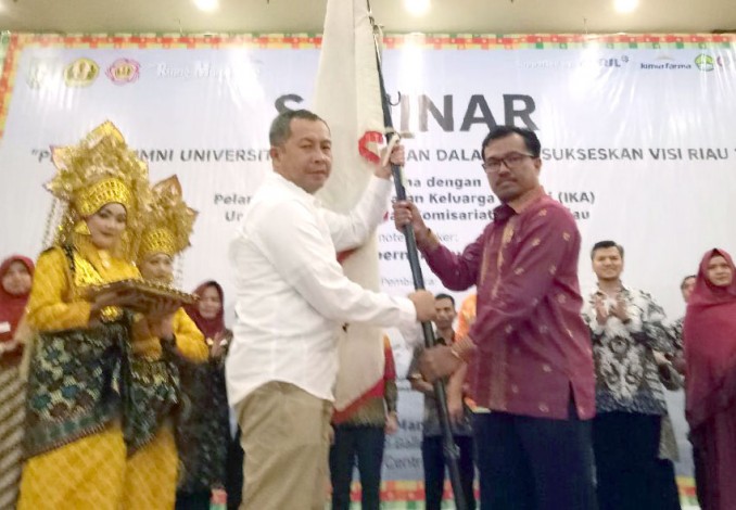 Nakhodai IKA Unpad Komda Riau, Rudi Fajar: Mari Bersama Bangun Bangsa