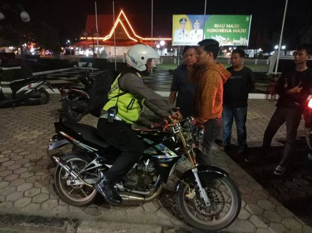 Tidak Ada Celah untuk Pelaku Balap Liar di Pekanbaru, Sepeda Motor Tangkapan Ditahan 3 Bulan