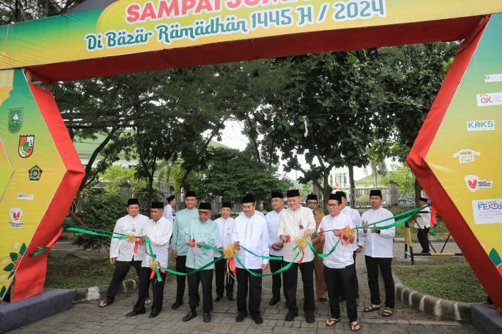 Bulan Ramadan, BRK Syariah Gelar Riau Halal Fair di Masjid Raya Annur Riau