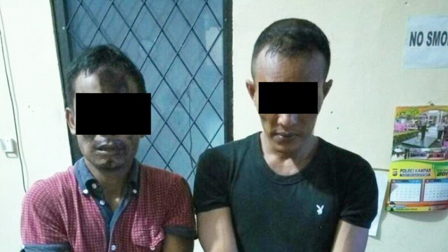 Dua Pengedar Sabu Ditangkap di Kebun Sawit