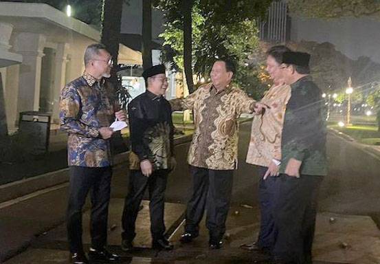 Bantah Bahas Ganjar, Airlangga Jelaskan Pertemuan Ketum Parpol Koalisi Bersama Jokowi