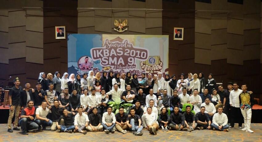 Alumni SMAN 9 Pekanbaru Gelar Acara Sewindu IKBAS Angkatan 2010