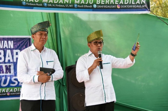 TKPP: 56 Persen Warga Kuansing Inginkan Firdaus-Rusli Pimpin Riau