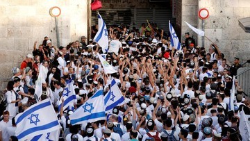 Jelang Idul Fitri, Warga Israel Rayakan Pencaplokan Yerusalem