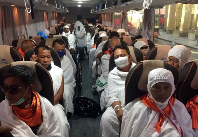 JCH Riau Bertolak dari Madinah ke Mekkah untuk Umrah dan Persiapan Haji