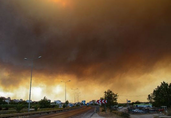 Kebakaran hutan Turki Masuki Hari Keenam, 10.000 Orang Dievakuasi