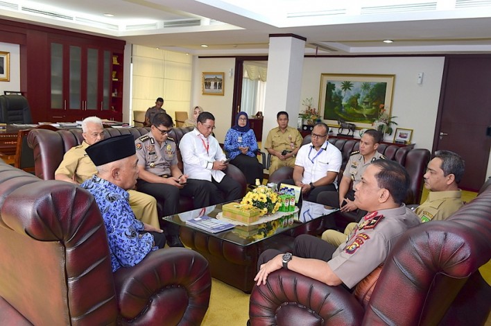 Kapolda dan Gubernur Riau Siap Sukseskan Pemilu 2019