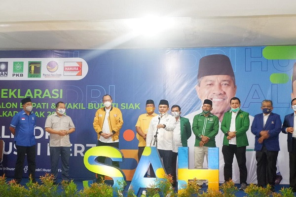 Hadiri Deklarasi Pilkada Siak, Ketua PKB Riau Sebut Pasangan Alfedri-Husni Pemimpin Visioner