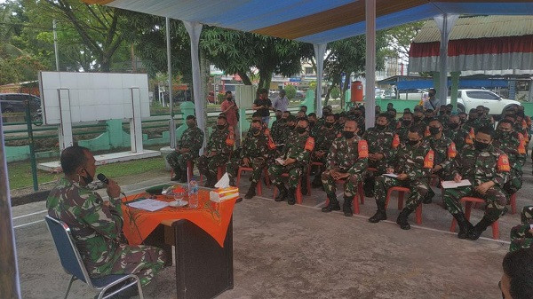 Dandim 0313 KPR Ingatkan Personel TNI Harus Netral dalam Pilkada Rohul