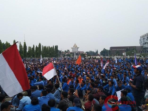 Mahasiswa Riau Akui Aksi Demonya Ditunggangi