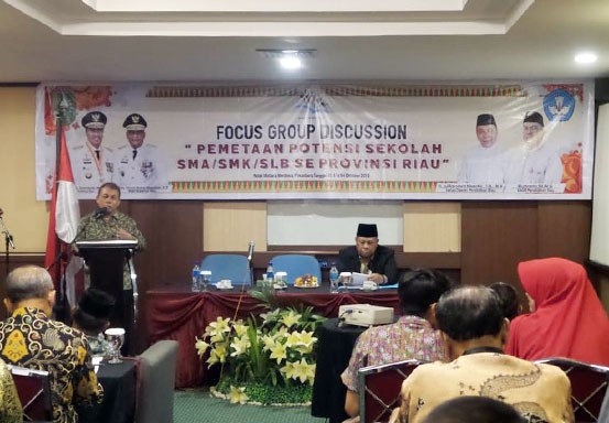 Dewan Pendidikan Riau Gelar FGD Pemetaan Potensi Sekolah, Ini Tujuannya